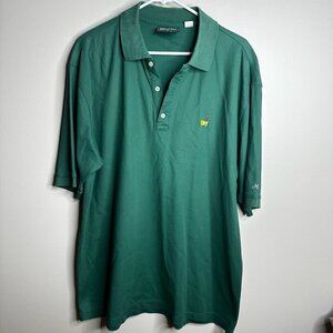 Masters Collection T- Shirt Mens XL Green Golf 60s Two-PLY Mercerized Polo